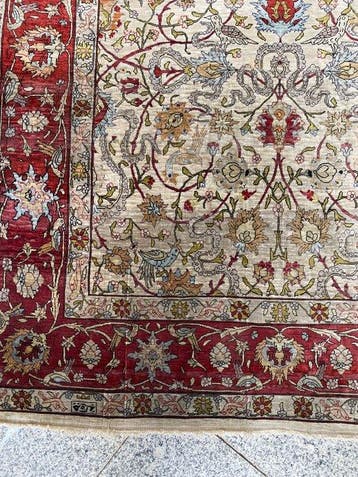 Hereke - Vloerkleed - 155 cm - 102 cm, Nieuw