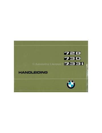 1977 BMW 7 SERIE INSTRUCTIEBOEKJE NEDERLANDS