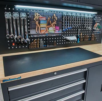 Datona PVC werkbankmat voor werkbank 100 cm - Datona - Inox, Ophalen of Verzenden, Nieuw