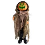 Animatronic Halloween Decoratie Pompoen Pop 90 Cm Licht