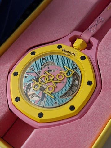 Swatch - Swatch × Audemars Piguet OTG ROZ - SSX03J100N -, Nieuw