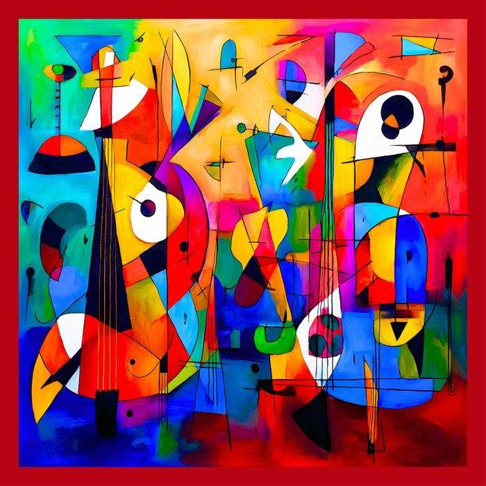 Marta Ellie (1985) - Rhythm in Color XXL, Antiek en Kunst, Kunst | Schilderijen | Modern