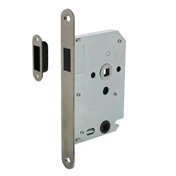 Woningbouw magneet badkamer/toilet slot geborsteld RVS 63..., Ophalen of Verzenden, Slot