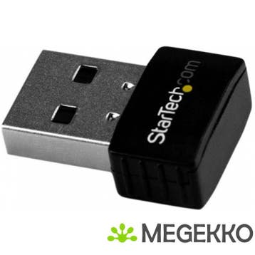 StarTech.com USB Wi-Fi adapter AC600 Dual-Band Nano adapter, Verzenden, Nieuw