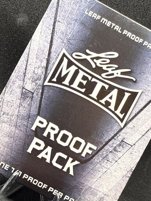 2025 Leaf Leaf Metal Proofs 2025 Una de una - 1 Pack - Near, Verzamelen, Stickers