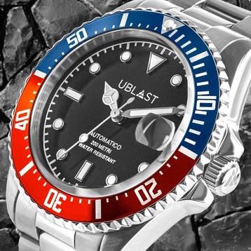 Ublast - Diver 20 ATM - UB2D4012BBR - Homme - 2026, Nieuw