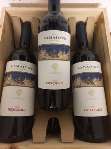 2021 Frescobaldi Lamaione - Toscane - 6 Flessen (0.75 liter), Nieuw