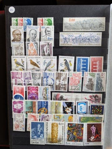 Frankrijk 1983/1990 - Volledige set van de acht volgende