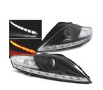 PHARES POUR FORD MONDEO MK4 07-10 DAYLIGHT + CLIGNOTANT LED, Verzenden