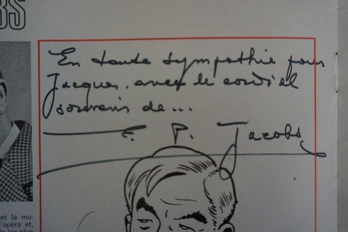 Tintin (magazine) - Carnet de dédicace + 7x dédicace +, Boeken, Stripverhalen