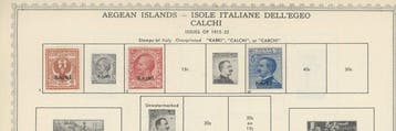 Italië - koloniën (algemene uitgaves) 1912 - De Egeïsche