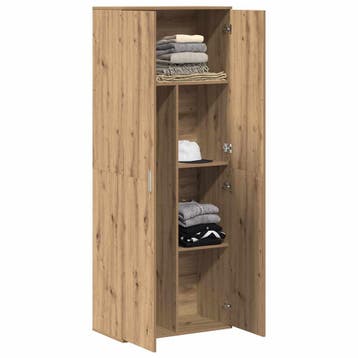vidaXL Highboard 70 x 33.5 x 180 cm Bewerkt hout Artisan, Huis en Inrichting, Verzenden, Nieuw