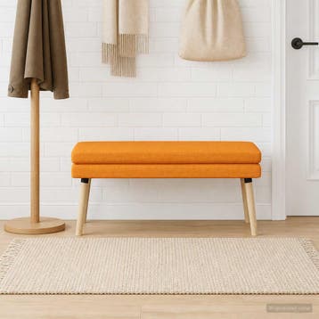 vidaXL Dubbel-laags bank Dongeel 110 x 40 x 47 cm Stof, Verzenden, Nieuw