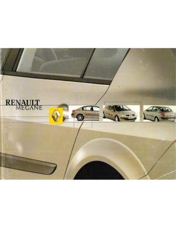2004 RENAULT MEGANE INSTRUCTIEBOEKJE NEDERLANDS