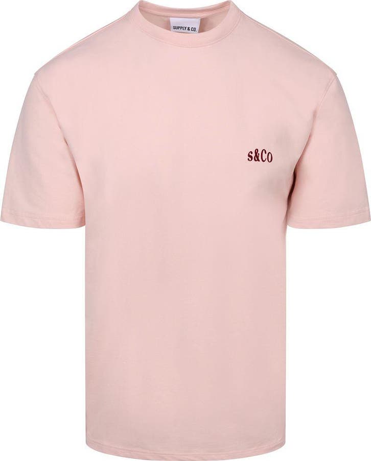 Supply & Co T-Shirt Backprint Roze maat Maat 52/54 (L) Heren, Kleding | Heren, T-shirts, Roze, Nieuw, Maat 52/54 (L), Verzenden
