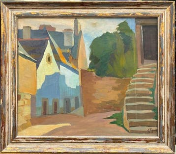 Serge Piménoff (1895-1960) - Paysage ensoleillé - peintre