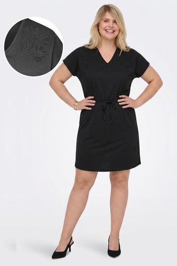 ONLY eco jurk Sally v-halsXL=54Maat 46/48 (XL) of groter, Kleding | Dames, Verzenden, Nieuw, Maat 46/48 (XL) of groter, Overige kleuren