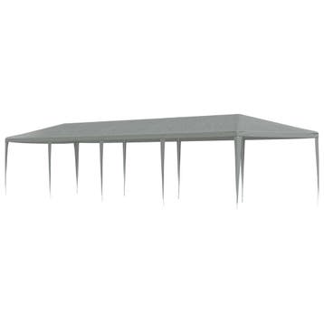 vidaXL Partytent Lichtgrijs 1200 x 300 x 255 cm PE en staal, Verzenden