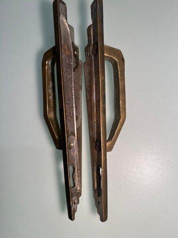 Art déco Quincaillerie de porte (2) - 1920-1930 - poignée de