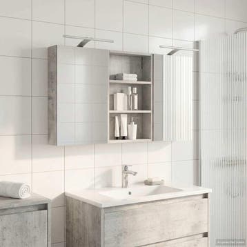 vidaXL Badkamerkast set 3 st 120 x 10,5 x 60,5 cm Bewerkt, Verzenden, Nieuw