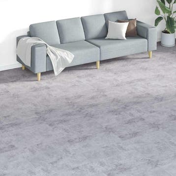 PVC vloerplanken 5,26m cementgrijs | Retour deal | Knalle..., Kunststof, Verzenden, 50 tot 150 cm, Vloerdelen of -planken