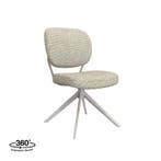 Stoel Geneva | Naturel | Royal Boucle | Taupe Metalen Frame, Verzenden, Nieuw in verpakking