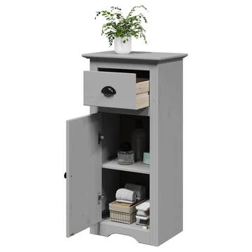 vidaXL Badkamerkast BODO 44x30x90 cm grijs, Huis en Inrichting, Badkamer | Badkamermeubels, Verzenden, Nieuw
