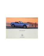 2000 MERCEDES BENZ SLK BROCHURE DUITS, Ophalen of Verzenden