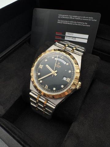 Tudor - Royal - ROYAL 28603 BLACK DIAL DIAMOND - Unisex -