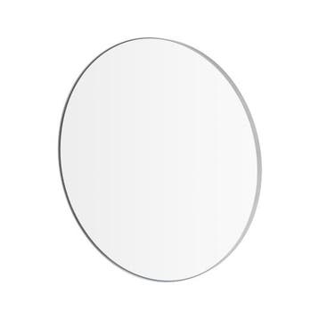 Blomus Rim Wandspiegel Wit Helder Glas Ø80cm 66935 -, Huis en Inrichting, Woonaccessoires | Spiegels, Verzenden, Zo goed als nieuw