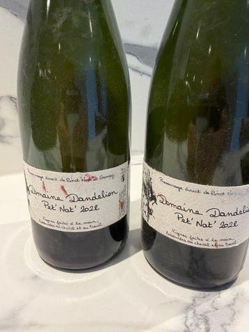 2022 Domaine Dandelion Pét Nat - Bourgogne - 2 Flessen, Verzamelen, Nieuw