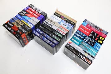 Sony, TDK, Scotch, Maxell, Philips, JVC, Fuji, BASF - UX-Pro, Nieuw