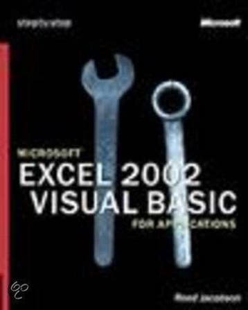 Microsoft Excel 2002 Visual Basic for Applications Step by, Verzenden