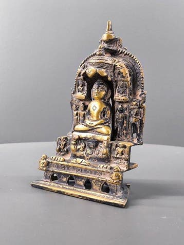 India - Jain Geel brons, koperlegering die waarschijnlijk