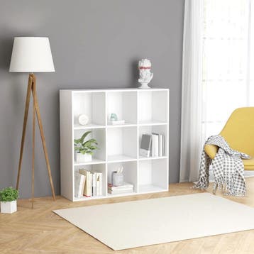 vidaXL Boekenkast 98x29x97,5 cm bewerkt hout wit, Verzenden