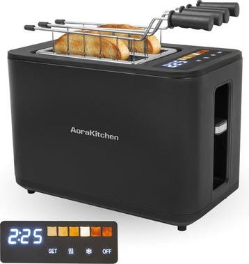 2dekans | AoraKitchen Broodrooster met Tostiklemmen - 6, Ophalen of Verzenden