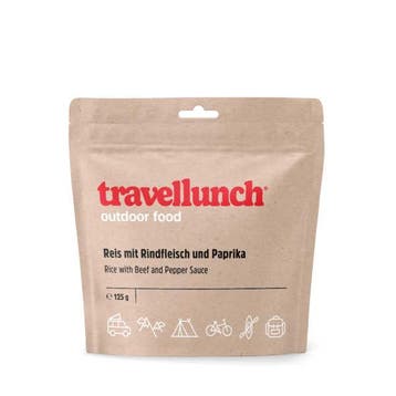 Rijst met Rundvlees en Pepersaus - Travellunch, Verzenden