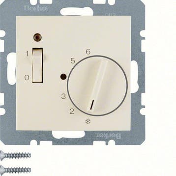 Thermostat dambiance Hager Berker avec interrupteur à, Verzenden