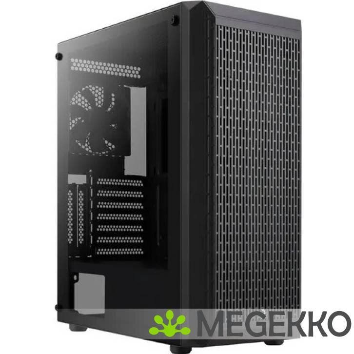 Aerocool Beam-G-BK-V1 Mini Tower Zwart, Computers en Software, Computerbehuizingen, Nieuw, Verzenden