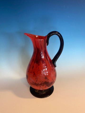 Verreries Schneider - Schneider - Carafe - Verre - Art Deco, Antiquités & Art