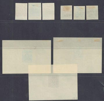 Belgique 1866/1867 - Ensemble des réimpressions d’Eisenhower, Timbres & Monnaies