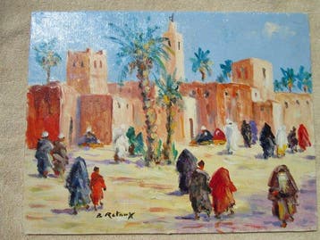 Retaux Bruno (1947) - Vue du Maroc, Antiquités & Art