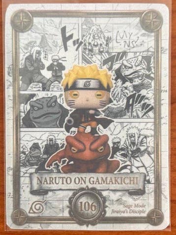 Funko - Funko Pop - Naruto - Naruto on Gamakichi #106 +