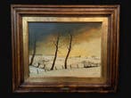 Roger Battiau (1927-2008) - Vlaamse Ardennen in de sneeuw