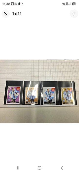 Panini USA 2026 World Cup Lionel Messi Extra Stickers, Nieuw