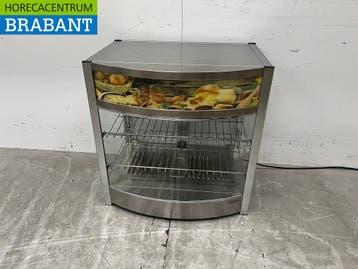 Vitrine en acier inoxydable 64.5 cm 230V Horeca, Verzenden