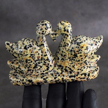 Beeld, No Reserve - Love Genuine Dalmation Jasper Premium