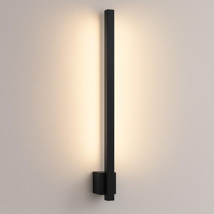 Wandverlichting modern Bar Muurlamp Zwart Buitenverlichting, Tuin en Terras, Buitenverlichting, Verzenden