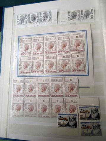 Belgique - Récupération – collection de timbres affranchis