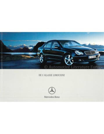 2004 MERCEDES BENZ C KLASSE SEDAN BROCHURE NEDERLANDS